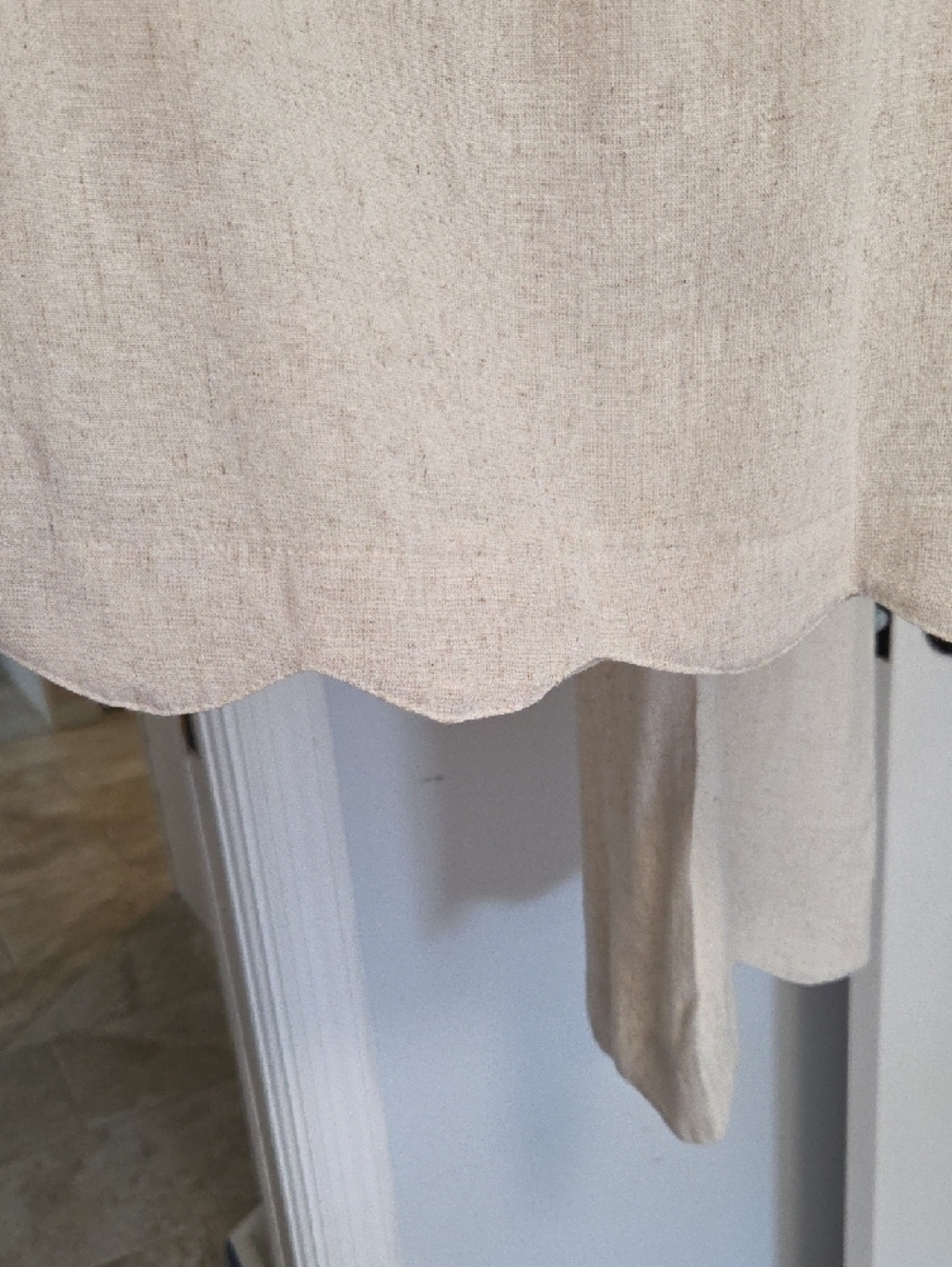 Umgee LMI Pants Linen Ankle Scallop - Picture 2 of 7
